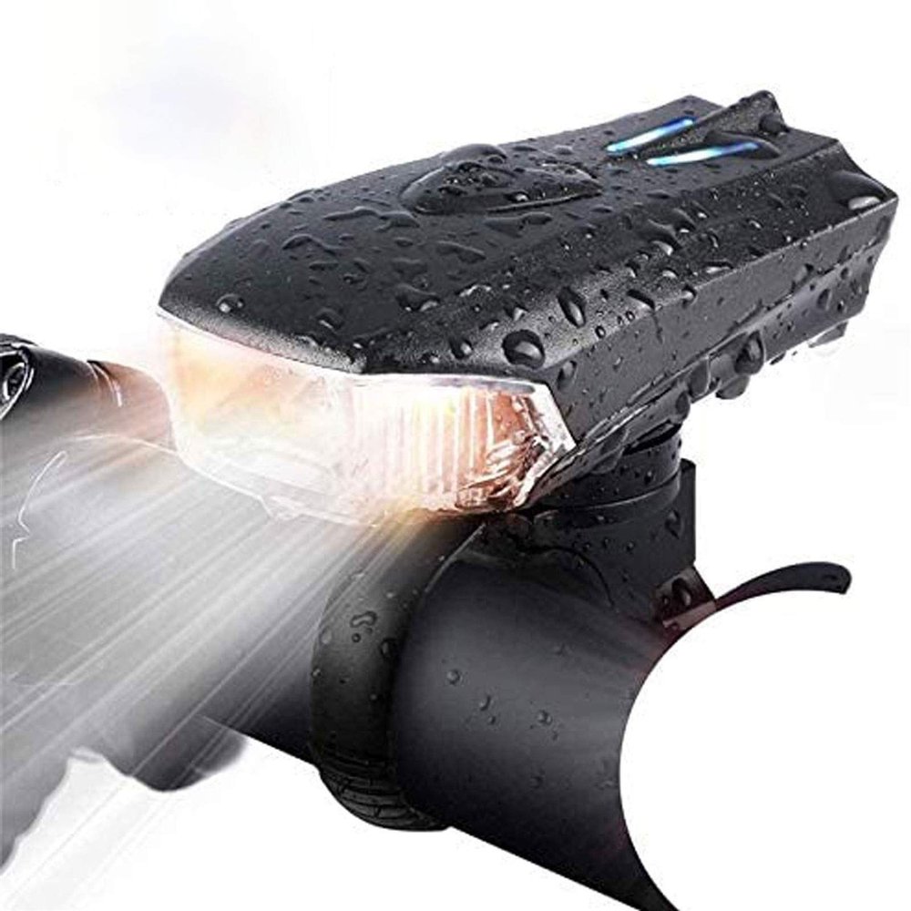 NCRD Super Bright Bike Light USB Rechargeable, High Lumens Waterproof Road/Mountain Bicycle Headlight