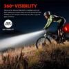 NCRD High Lumens Bike Light, USB Rechargeable LED Bicycle Front Headlight High Bright Mountain Road Cycling Safety Commuter Flashlight, Waterproof Bike Light view 2