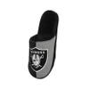 FOCO Las Vegas Raiders NFL Mens Logo Staycation Slippers - S view 3