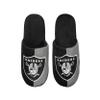 FOCO Las Vegas Raiders NFL Mens Logo Staycation Slippers - S view 4
