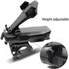 NCRD USB Rechargeable Bike Light Super Bright with Horn Accessories, LED High Lumens Waterproof, Powerful Bike Headlight Suitable for All Bicycles, Mountain, Road (Color : Red) view 2