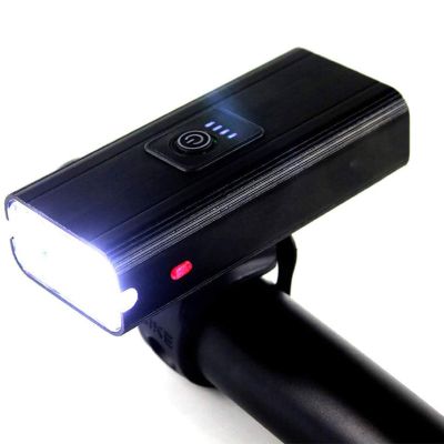 NCRD USB Rechargeable Super Bike Headlight, High Lumen Bright Front Lights LED, 6 Light Mode Options Fits All Bicycles, Road, Mountain