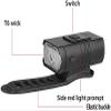 NCRD USB Rechargeable Super Bike Headlight, High Lumen Bright Front Lights LED, 6 Light Mode Options Fits All Bicycles, Road, Mountain view 2