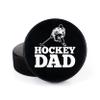 Buffalo Bottle Craft Father's Day Hockey Puck Gift- Best Dad Printed Gift Personalized Puck- Official Size-Thanks Dad Custom Design Real Hockey Puck Present view 1