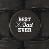 Buffalo Bottle Craft Father's Day Hockey Puck Gift- Best Dad Printed Gift Personalized Puck- Official Size-Thanks Dad Custom Design Real Hockey Puck Present view 3