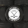 Buffalo Bottle Craft Father's Day Hockey Puck Gift- Best Dad Printed Gift Personalized Puck- Official Size-Thanks Dad Custom Design Real Hockey Puck Present view 3