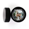 Buffalo Bottle Craft Father's Day Hockey Puck Gift- Best Dad Printed Gift Personalized Puck- Official Size-Thanks Dad Custom Design Real Hockey Puck Present view 2