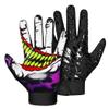 SLEEFS Football Receiver Gloves [1 Pair - Extra Extra Large/XXL] - No Slip, Crazy Sticky Silicone Grip - Youth and Adult Sizes - Green Grin view 1