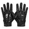 SLEEFS Football Receiver Gloves [1 Pair - Extra Extra Large/XXL] - No Slip, Crazy Sticky Silicone Grip - Youth and Adult Sizes - Green Grin view 2
