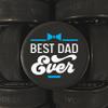 Buffalo Bottle Craft Father's Day Hockey Puck Gift- Best Dad Printed Gift Personalized Puck- Official Size-Thanks Dad Custom Design Real Hockey Puck Present view 3