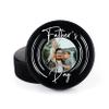 Buffalo Bottle Craft Father's Day Hockey Puck Gift- Best Dad Printed Gift Personalized Puck- Official Size-Thanks Dad Custom Design Real Hockey Puck Present view 1