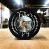 Buffalo Bottle Craft Father's Day Hockey Puck Gift- Best Dad Printed Gift Personalized Puck- Official Size-Thanks Dad Custom Design Real Hockey Puck Present view 4