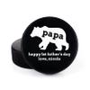 Buffalo Bottle Craft Father's Day Hockey Puck Gift- Best Dad Printed Gift Personalized Puck- Official Size-Thanks Dad Custom Design Real Hockey Puck Present view 1