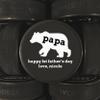 Buffalo Bottle Craft Father's Day Hockey Puck Gift- Best Dad Printed Gift Personalized Puck- Official Size-Thanks Dad Custom Design Real Hockey Puck Present view 3