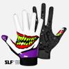 SLEEFS Football Receiver Gloves [1 Pair - Extra Large/XL] - No Slip, Crazy Sticky Silicone Grip - Youth and Adult Sizes - Green Grin view 2