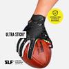 SLEEFS Football Receiver Gloves [1 Pair - Extra Large/XL] - No Slip, Crazy Sticky Silicone Grip - Youth and Adult Sizes - Green Grin view 3
