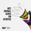 SLEEFS Football Receiver Gloves [1 Pair - Extra Large/XL] - No Slip, Crazy Sticky Silicone Grip - Youth and Adult Sizes - Green Grin view 4