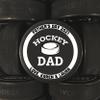 Buffalo Bottle Craft Father's Day Hockey Puck Gift- Best Dad Printed Gift Personalized Puck- Official Size-Thanks Dad Custom Design Real Hockey Puck Present view 3