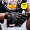 SLEEFS Youth Football Gloves for Boys and Girls, Black Sticky Receiver Flag Football Gloves for Youth, Adult Men or Women, Stretch Fit, No Slip, Perfect Grip, Machine Washable, Large view 2