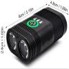 NCRD USB Rechargeable Bike Light, Super Bright Bike Headlight 2400 Lumens, Waterproof Bicycle Headlight, Easy to Mount Fits for Mountain Road Kids Bikes Cycling view 3