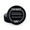 Buffalo Bottle Craft Father's Day Hockey Puck Gift- Best Dad Printed Gift Personalized Puck- Official Size-Thanks Dad Custom Design Real Hockey Puck Present view 1