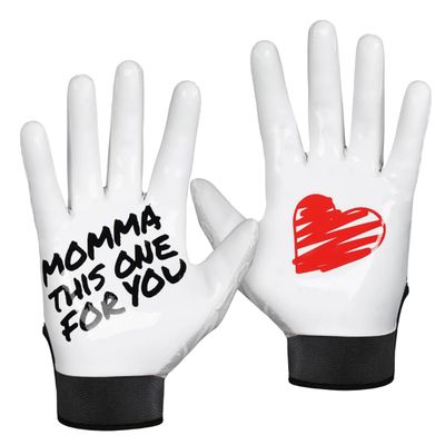 SLEEFS Football Receiver Gloves [1 Pair - Extra Extra Large/XXL] - No Slip, Crazy Sticky Silicone Grip - Youth and Adult Sizes - Momma This One for You