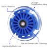 Gladeer 2-Pack 80mm 3-Wheeled Scooter Rear Wheels Light Up Inline Skate Replacement Wheels w/Bearings (Blue) view 3