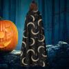 Halloween Wizard Witch Hooded Robe Gold Glitter Crescent Moon Stars Cloak Christmas Hoodies Cape Cosplay view 4