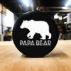 Buffalo Bottle Craft Father's Day Hockey Puck Gift- Best Dad Printed Gift Personalized Puck- Official Size-Thanks Dad Custom Design Real Hockey Puck Present view 4