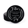 Buffalo Bottle Craft Father's Day Hockey Puck Gift- Best Dad Printed Gift Personalized Puck- Official Size-Thanks Dad Custom Design Real Hockey Puck Present view 1