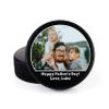 Buffalo Bottle Craft Father's Day Hockey Puck Gift- Best Dad Printed Gift Personalized Puck- Official Size-Thanks Dad Custom Design Real Hockey Puck Present view 1