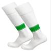 Just 4 Kicks Kid's Soccer Socks Classic Style, Boys and Girls Soccer Socks (Classic White/Kelly) view 1