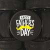 Buffalo Bottle Craft Father's Day Hockey Puck Gift- Best Dad Printed Gift Personalized Puck- Official Size-Thanks Dad Custom Design Real Hockey Puck Present view 3