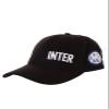Inter Baseball Cap with New Logo Visor, Unisex-Adult Football Cap, Black, One Size view 1
