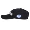 Inter Baseball Cap with New Logo Visor, Unisex-Adult Football Cap, Black, One Size view 3