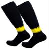 Just 4 Kicks Kid's Soccer Socks Classic Style, Boys and Girls Soccer Socks (Classic Black/Yellow) view 1