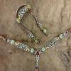 Showman Leather Headstall & Breast Collar Set w/Cheetah Print & Sunflowers view 2