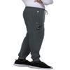 KOI Next Gen Men's Day to Night Jogger Scrub Pants, 7 Pockets, 4-Way Stretch Charcoal Large Short view 3