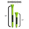 Vice Golf Tees | Neon Lime | 60 Driver Tees & 15 Short Tees view 3