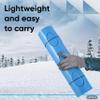 Superio Snow Slider Mat, Flexible Snow Sled Flying Carpet, Roll up Sleds for Kids 36" Lightweight Portable Plastic Snowboard Sled-3 Pack (Blue) view 3