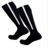 Just 4 Kicks Kid's Soccer Socks Classic Style, Boys and Girls Soccer Socks (Fussion Black/White) view 1