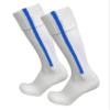 Just 4 Kicks Kid's Soccer Socks Classic Style, Boys and Girls Soccer Socks (Fussion White/Sky) view 1