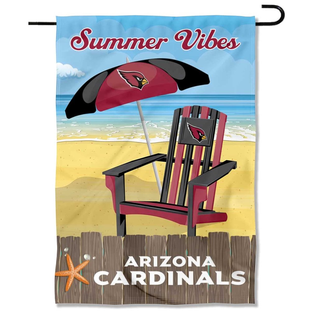 Arizona Cardinals Summer Decorative Seasonal Garden Flag Double Sided Banner