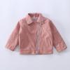 Moonker Baby Short Jacket Coat 1-5 Years Old,Toddler Boys Girls Kids Outerwear Autumn Winter Leather Outwear Clothes A-Pink view 2