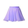 easyforever Kids Girls Basic Chiffon Pleated Pull-on Wrap Skirt Skort Ballet Dancewear Daily Casual Outfits Light Purple Q 7-8 Years view 1
