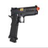 Lancer Tactical Knightshade Hi-Capa Gas Blowback Airsoft Pistol with Extra Airsoft Gas Magazine view 4