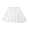 easyforever Kids Girls Basic Chiffon Pleated Pull-on Wrap Skirt Skort Ballet Dancewear Daily Casual Outfits White Q 15-16 Years view 3