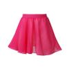 easyforever Kids Girls Basic Chiffon Pleated Pull-on Wrap Skirt Skort Ballet Dancewear Daily Casual Outfits Hot Pink Q 7-8 Years view 1