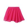 easyforever Kids Girls Basic Chiffon Pleated Pull-on Wrap Skirt Skort Ballet Dancewear Daily Casual Outfits Hot Pink Q 7-8 Years view 4