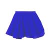 easyforever Kids Girls Basic Chiffon Pleated Pull-on Wrap Skirt Skort Ballet Dancewear Daily Casual Outfits Royal Blue Q 7-8 Years view 3